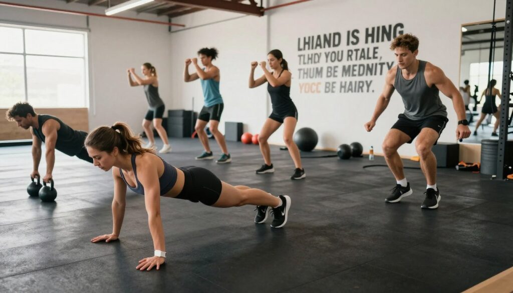 Ćwiczenia w treningu HIIT