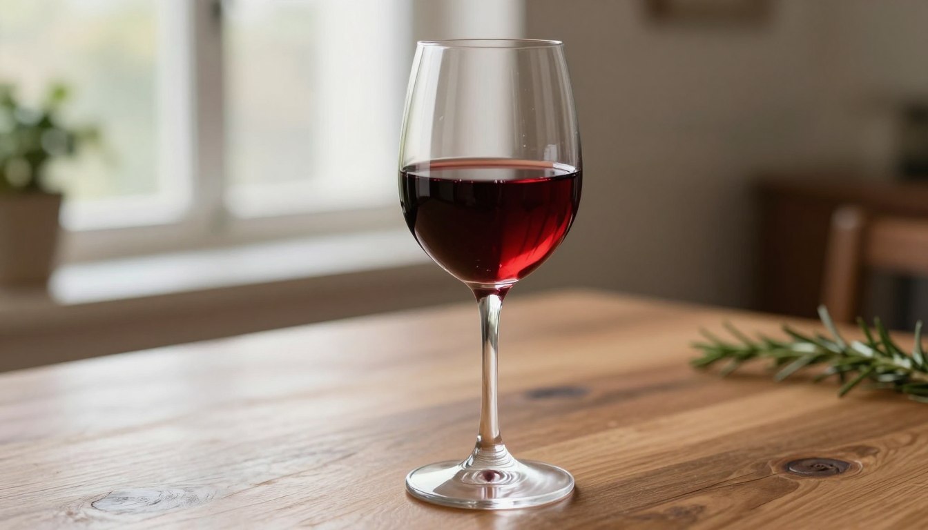 kieliszek czerwonego wina dziennie